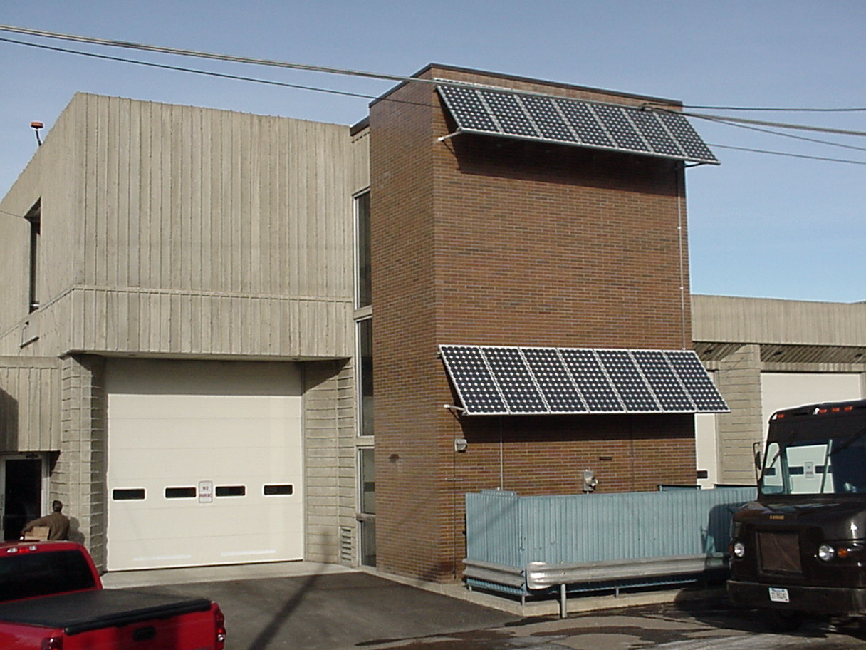 Photo of solar installation at Great Falls Fire Rescue